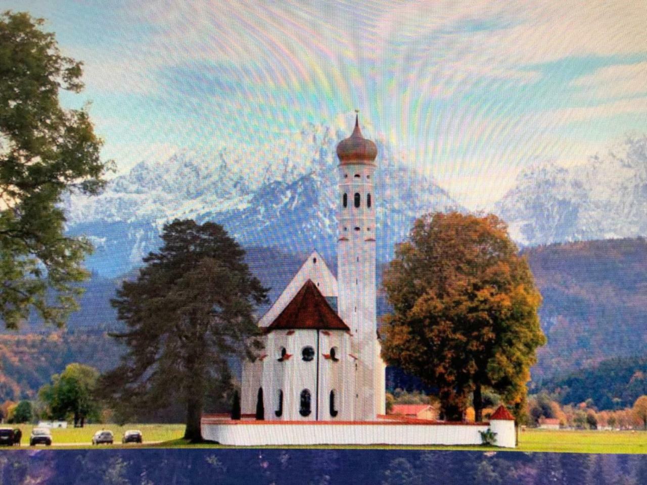 Haus Bei Der Linden Ferienwohnungen Швангау Экстерьер фото